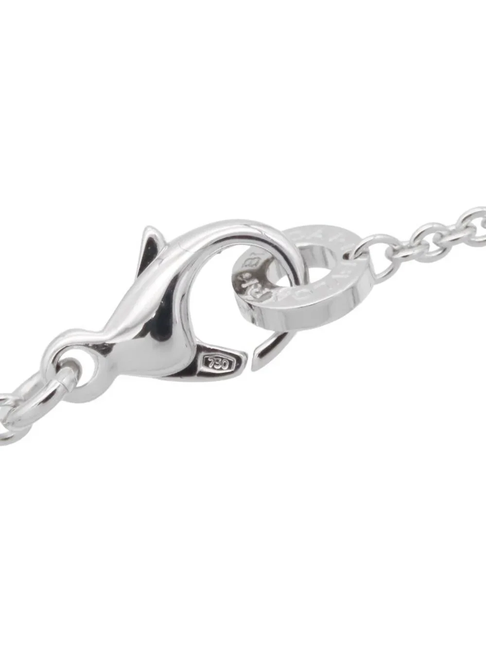 Bvlgari Necklace White Gold 18k Diamond B.Zero1 Pave